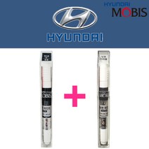 현대 모비스 전차종 카페인트 자동차 붓펜 차량용 페인트 자동차 도색 붓펜세트, P9R 벨로스터레드+투명붓펜