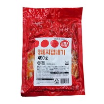 식자재왕 양념돼지껍데기 400g 7863, 1개