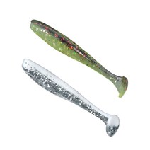 [QISHENG] 소프트베이트 투톤쉐드 윙 200pcs 루어 미끼, 투톤A, 55mm/1.1g