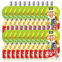 팔도 뽀로로 홍삼쏙쏙 100mlx20개 3종택1 아기주스, 20개, 100ml