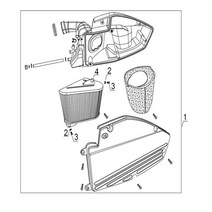 이탈젯 필그림 에보 에어 클리너 앗쎄이 아세이, 1개