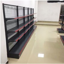 가판대 대피공간선반 간식 팬트리 정리대 과자 진열대 조립식 철제, 1, 단면 90x40x150 4단