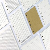[624C]6공 다이어리 리필 속지 A5 A6 12종★포장훼손반품불가★, GO★A5개인필기장