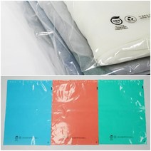 친환경택배봉투 속비닐 재활용비닐 의류폴리백 친환경포장 EL606 환경부인증 100매, 재활용 택배봉투, M(30x40+4), 핑크