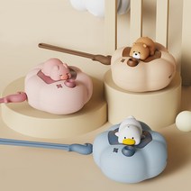 휴대용 손난로 USB충전 전기 핫팩 3초쾌속발열 캠핑용 무드등 키여운 캐릭터, 핑크