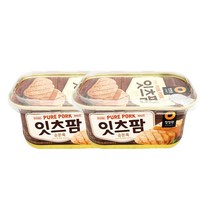 1+1 청정원 잇츠팜 190g 통조림햄 순돈육 안심뚜껑