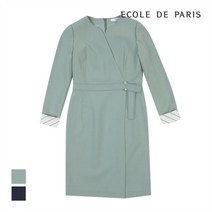 [에꼴드파리] 랩스타일 트임넥 원피스_PB03WOA001D