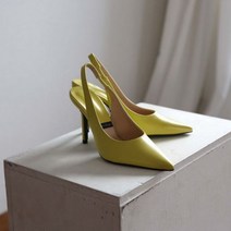 [천삼백케이] [디아] 스틸레토 베이직 하이힐 슬링백 구두 9cm