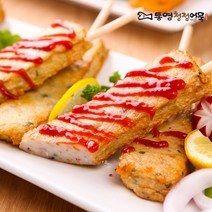 통영청정어묵 매콤 땡초 수제어묵바 5개 1세트