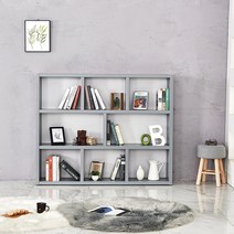 생각나무 1500-3단 와이드 책장 36T 책꽂이 국내생산, 그레이