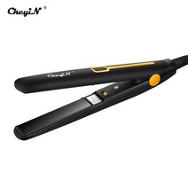 프리볼트고데기 CkeyiN Professional 2 in 1 헤어 스트레이트 너 미니 컬러 서 모스 탯 패스트 히트 플랫, 02 금_04 AU