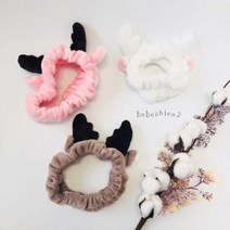 베베샤인 아기 유아 크리스마스 루돌프 헤어밴드 어린이 머리띠 3컬러