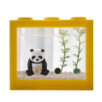 세남자바스켓 귀여운 동물친구들 국산 마리모 키우기 DIY세트, 한발이판다+멜란지옐로우 블럭