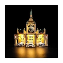 레고 76398용 BSSW LED 라이트 세트 레고가 없는 76398 키트와 호환되는 시계탑이 있는 해리 포터 호그와트 병원(XF), XF