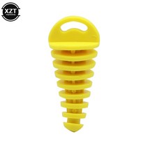 바이크 오토바이 배기 오프로드 파이프 고무 플매트 카펫 러그 머플러 보호기 방수, [04] Yellow