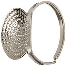 CLOVER 611 Adjustable Ring Thimble with Plate null, 1, 기타