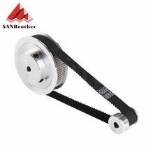 2GT 타이밍 벨트 풀리 80 개 톱니 16 감소 5:1/1:5 3D 프린터 액세서리 너비 6mm 보어 5 모션 부품, 03 16T3 - 80T8_06 2GT-6-800mm