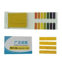 리트머스종이 ph 측정기 시험지 PH 미터 표시기 80 스트립 종이 1-14 값 리트머스 테스터 수질 과일 소변, 01 2pcs