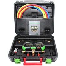 냉매 저울 계량 에어컨 가스 주입기 회수기 벨류 정량, 전자 더블 워치(테이블 세트), 1개