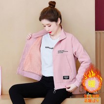 새로운 코트 여성 올해의 스포츠 재킷 플러스 벨벳 모자 재킷으로 두꺼워136290