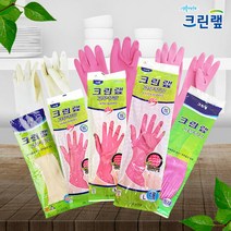 크린랩 고무장갑 4/5/6/7개 세트, 사이즈:크린랩_고무장갑_ES소_6set