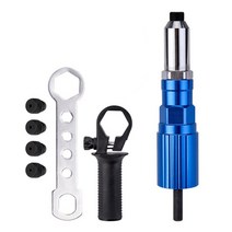 Riveter Guns 리벳건 리베트 전기 리벳 건 어댑터 알루미늄 주조 하우징 무선, 세트 1, 1개