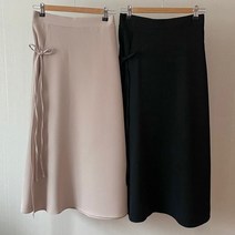 아이우먼 빅사이즈사랑해요 N859L301 언발끈리본A프릴스커트 CR