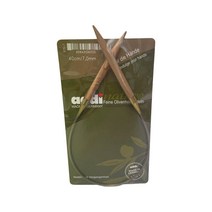 독일 아디 클릭 올리브 나무 줄바늘 세트 뜨개바늘, 570-2, 1개