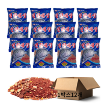 천하대장 감성돔 집어제 미끼 바다낚시 밑밥 원투 파우더 밑밥용 1박스/12개, 12개