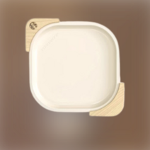 스타벅스 헬리녹스 사이드테이블 팬앤플레이트 2023 서머 프리퀀시, 팬앤플레이트(차콜카키)