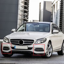 앞 범퍼 그릴 안개등 커버 및 크롬 트림 메르세데스 벤츠 호환 호환용 C 클래스 W205 C180 C200 C250 2058851223 2058851123 용