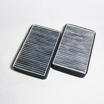 자동차 에어컨필터 Tonlinker-자동차 스타일링 외부 에어 필터 2 홀 Vw Sagitar CC Passat Magotan Golf T, 03 2 filter black