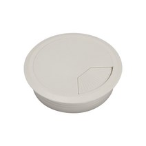 실용/80mm 데스크 테이블 플라스틱 케이블 구멍 커버 PC 컴퓨터 책상 라운드 와이어 깔끔한 그로멧 하드웨, 회색, 60mm