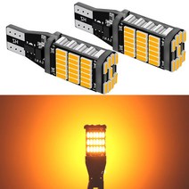 오류 없음 W16W LED T15 921 912 T16 902 canbus 전구 45pcs 4014 칩 슈퍼 밝은 1200LM 자동차 반전 라이트, 03 amber