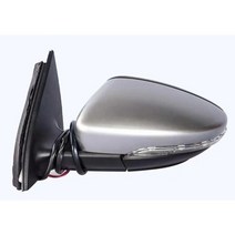 시그널 램프 자동 접이식 방향 지시등 사이드 미러 어셈블리 폭스바겐 파사트 B7 2012 2013 2014 2015 2016, FREE, 왼쪽 은색 6선, 1개