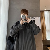남자 스프라이트 셔츠 빅사이즈 오버핏 3XL