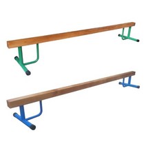 원목 체조 평균대 360(L)x70(W)x50(H)cm폭10cm 파란색