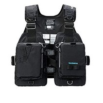 169611 Shimano VF-068T 게임 조끼 라이트 구명 조끼 플로팅 조끼 프리 사이즈 가장 적합, 블랙(블랙 19-3911tcx)