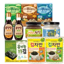 아이배냇 김자반 순한 간장 소금 된장 유산균, 순발아 참기름