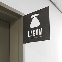 [209팩토리]양면자석간판 Size25x25cm 복도간판 돌출간판 간판디자인 무료제작 사무실간판 017, 02.사이즈 주문제작, 08.실버메탈