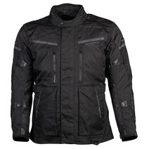 Tourmaster Transition 방수 통기성 아머드 투어링 오토바이 재킷, Small_Black, Black
