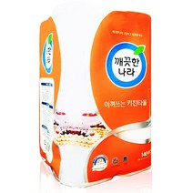 깨끗한나라 아껴쓰는 천연펄프 키친타올 140매, 8개