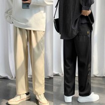 개성있는 남성 데일리룩 허리 밴딩 홈웨어 봄패션 청년 바지