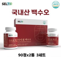 국내산 백수오 정 알약 백수오열수추출물 분말 가루 중년 여성 백하수오 Baeksuo 효능 추천 홈쇼핑, 3백스, 90정 *2통