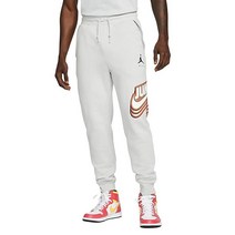 조던 Jumpman 남성 남자 플리스 팬츠 바지 하의 그레이 포그/블랙 3