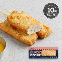 바디나인 닭가슴살 든든어묵바 오리지널 70g, 10팩