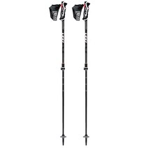 LEKI 레키 스키 폴 스틱 2023 PEAK VARIO 3D 블랙 95-125cm 무단계 2단 신축식 3D