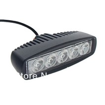 Tkeapl THTMH 20X 15W 블랙 LED 1 오프로드 슬림 작업 조명 플러드 빔 램프 12V/24V 자동차 보트 트럭 4WD, 한개옵션0