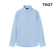 TNGT 95 사이즈 블루 세미와이드카라 non-iron 드레스셔츠