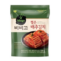 CJ더마켓 집반찬 집밥 가정식 자취템 탑티어 비비고 썰은배추김치 배추 총각 열무 국산 업소용 김치 100G, 23개